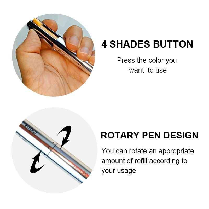 OEM Women Simple 4 In 1 Four Color Eyebrow Pencil